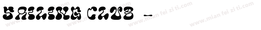 sailing club字体字体转换
